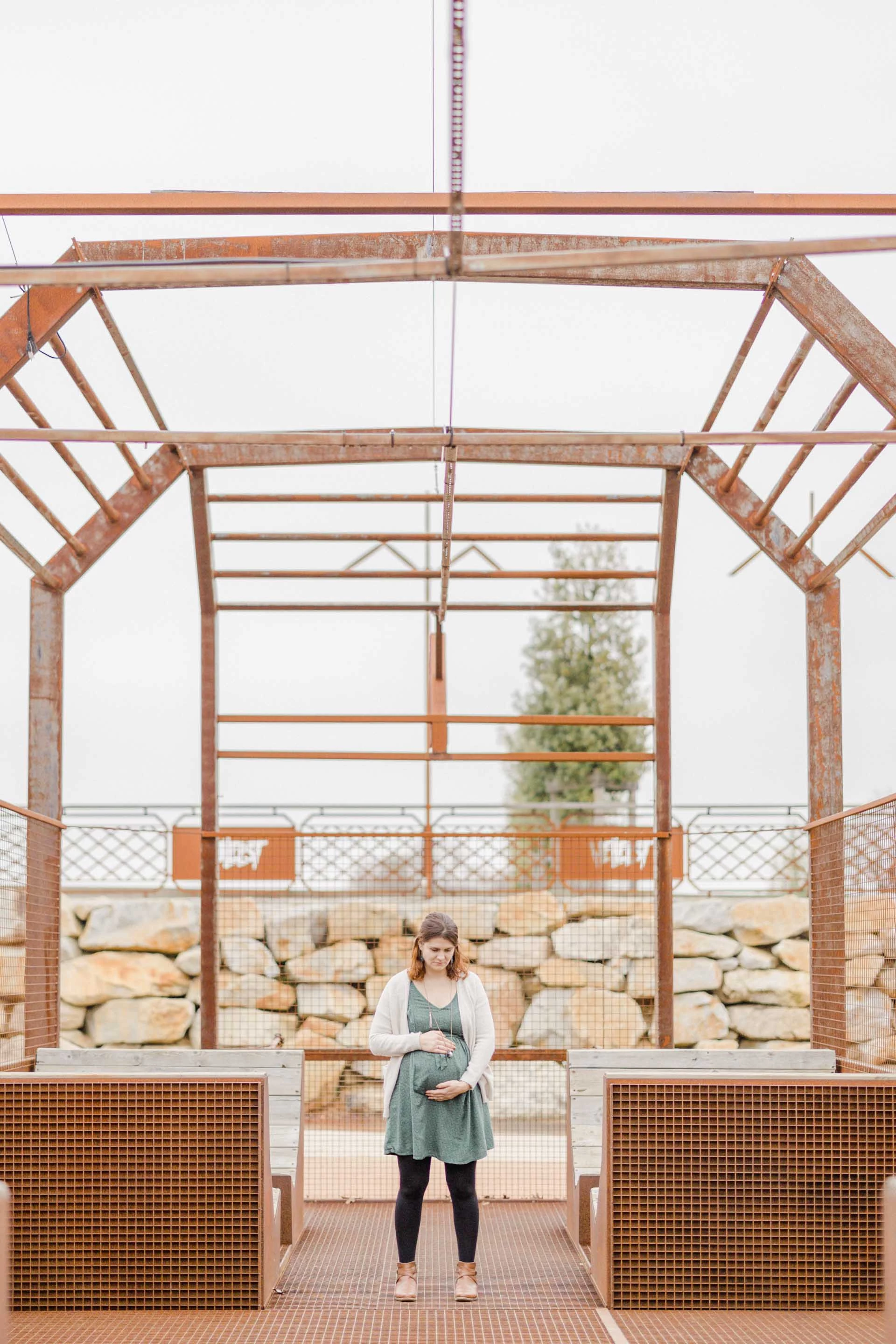 fer marron gris grossesse extérieur